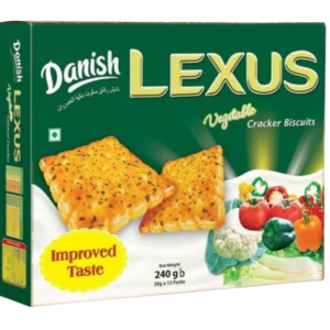 Danish Lexus Vegetable Biscuit 180(±)60gm