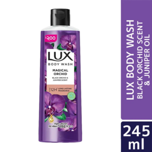 Lux Body Wash Black Orchid Scent & Juniper Oil 245ml
