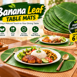 Banana leaf table mats