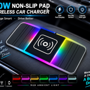 20W Non-Slip Wireless Car Charging Pad