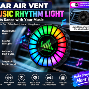 Car Air Vent Music Rhythm Light