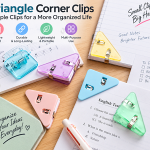 Triangle Transparent Corner Clip