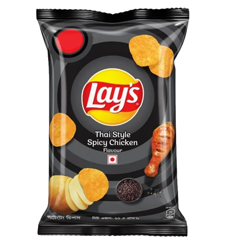 Lays Thai Style Spicy Chicken Chips 22(±)1gm
